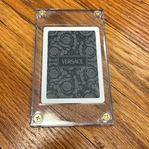 Versace playing Card in Plastic case